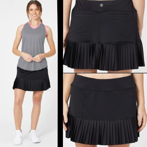 Jofit Pants - Jofit Women's Core Knife Pleat Skort - Black